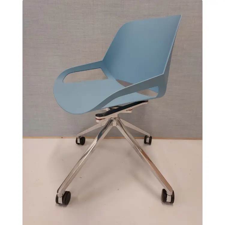 Numo blauw - kruisvoet chroom - recht (2).webp