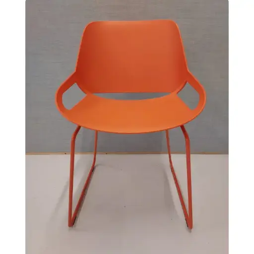 Numo Stoel – Oranje met Draadframe 